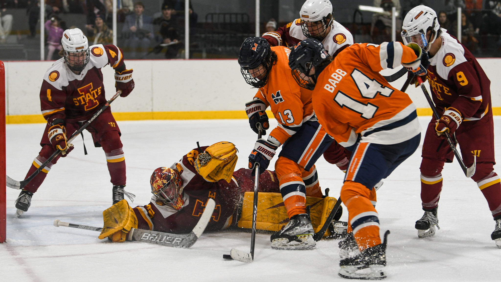 No. 25 Warriors Battle Back for Saturday Win to Split Series with Iowa State