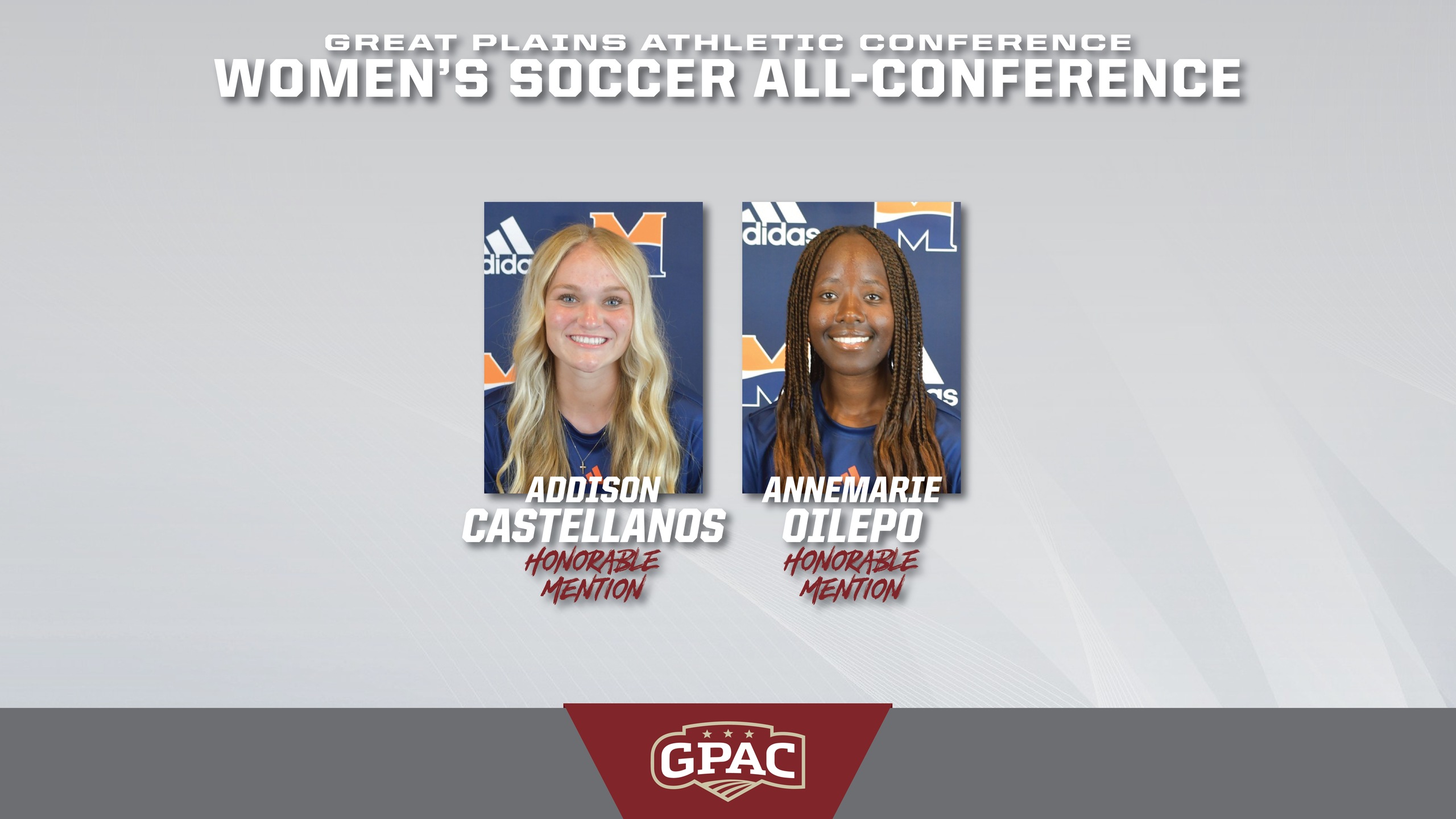 Pair of Warriors Earn All-GPAC Honorable Mention
