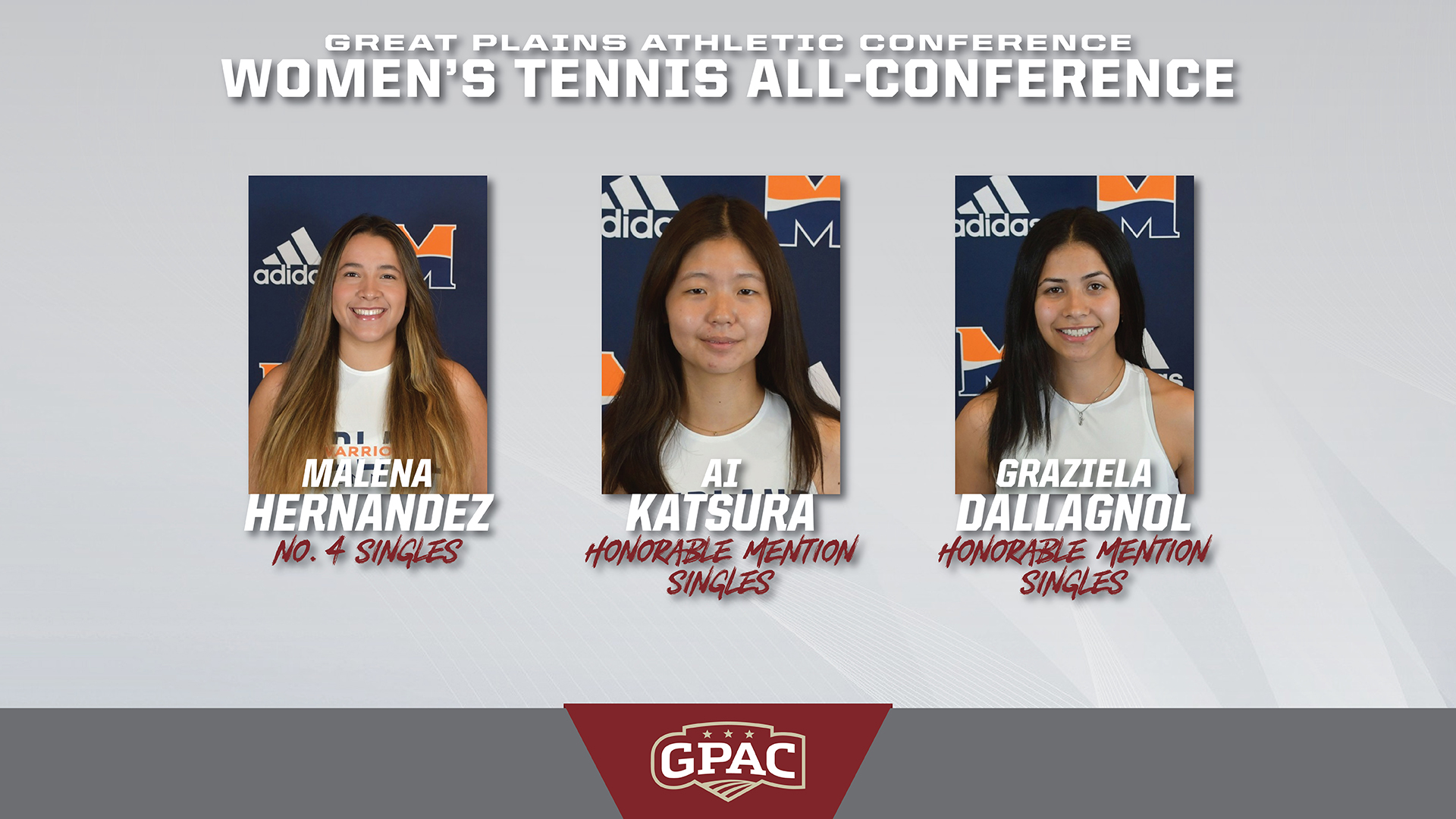 Hernandez Collect All-GPAC Recognition, Two Others Honored