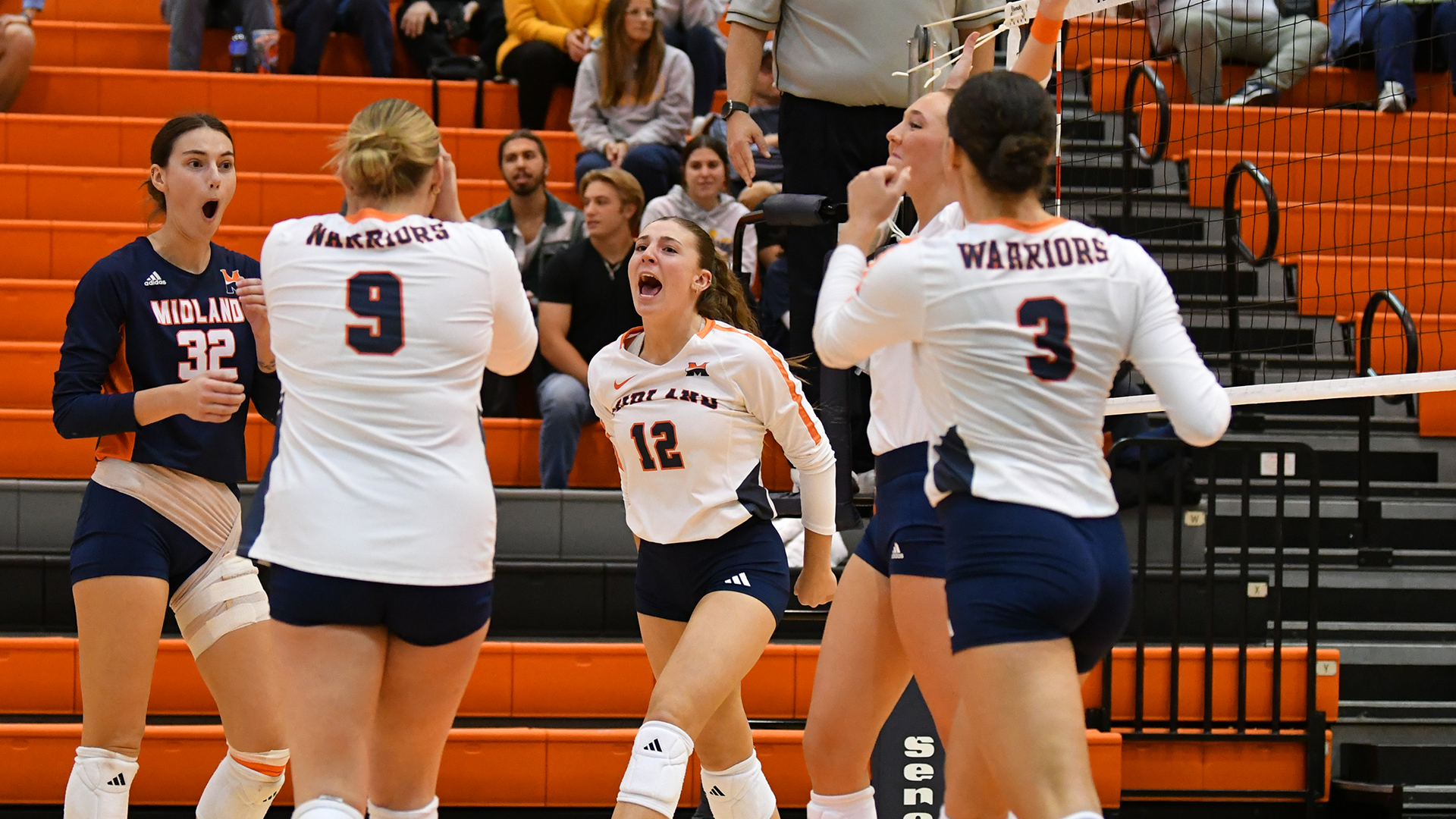Warriors Sweep Past Flame in Tourney Opener