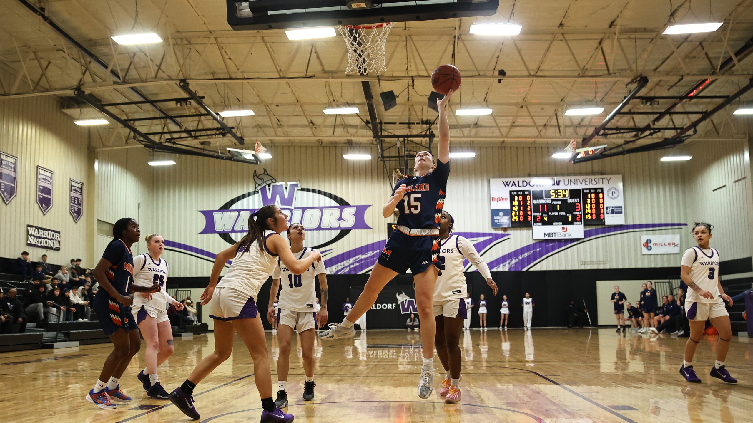 Weber Hits 1,000 as Midland Dominates Waldorf on the Road